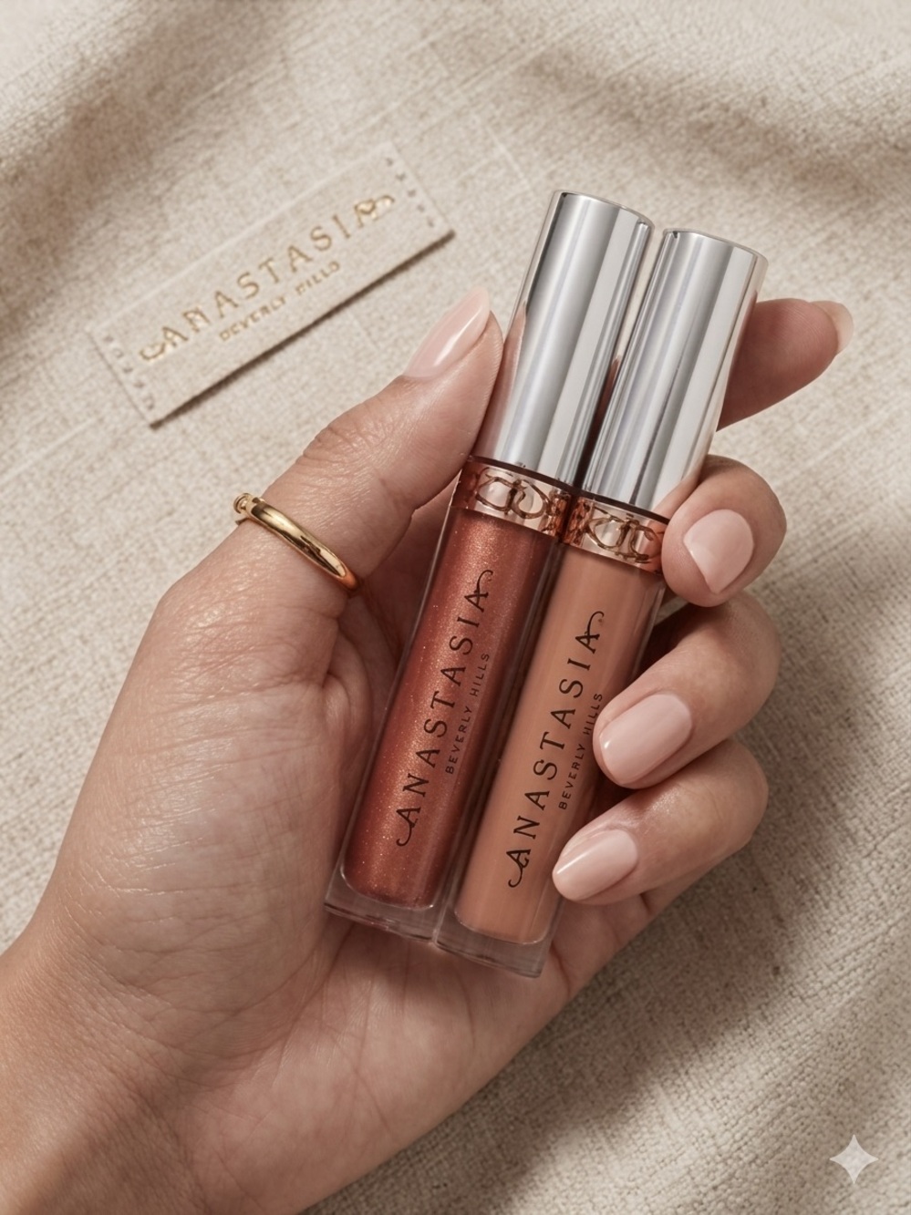 Anastasia ABH Lip Duo - Toffee & Warm Bronze - New & Boxed - Picture 6 of 6